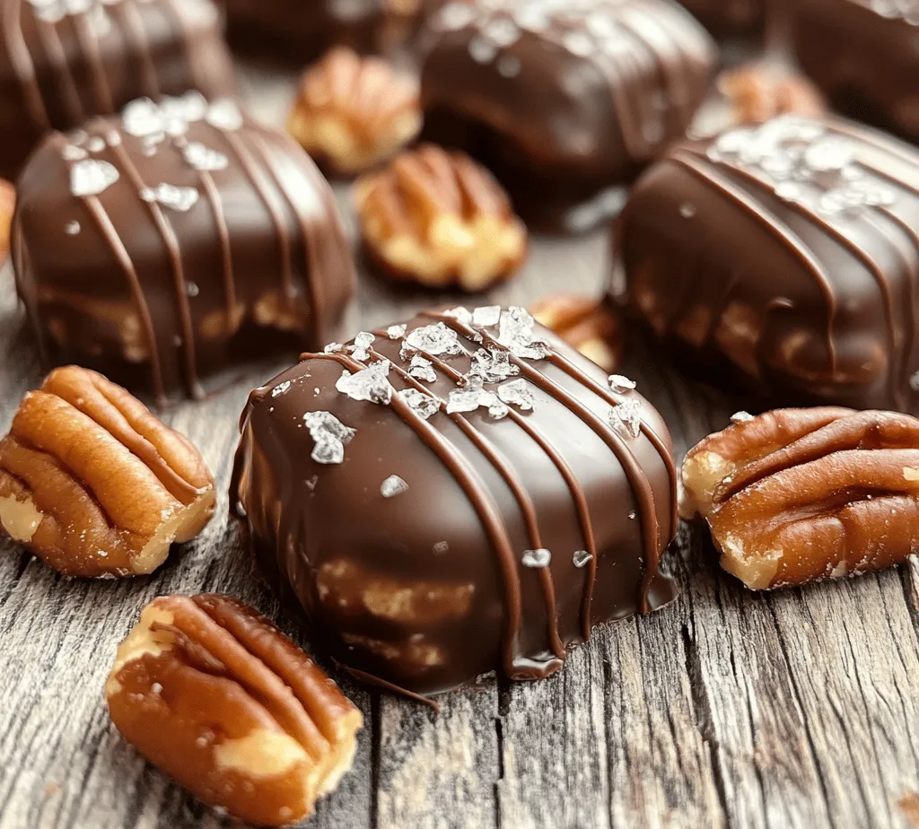 Chocolate Caramel and Pecan Turtle Clusters are a delightful treat that combines three beloved flavors: rich chocolate, gooey caramel, and crunchy pecans. This combination creates a texture and flavor profile that is simply irresistible. Whether you are looking to satisfy your sweet tooth or impress guests at your next gathering, these turtle clusters are sure to be a hit. Their delightful sweetness and crunchy texture make them perfect for any occasion, from festive parties to thoughtful homemade gifts.