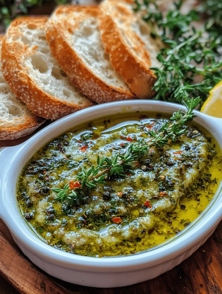 Olive Oil Haven Dip with Warm Crusty Bread: A Culinary Delight