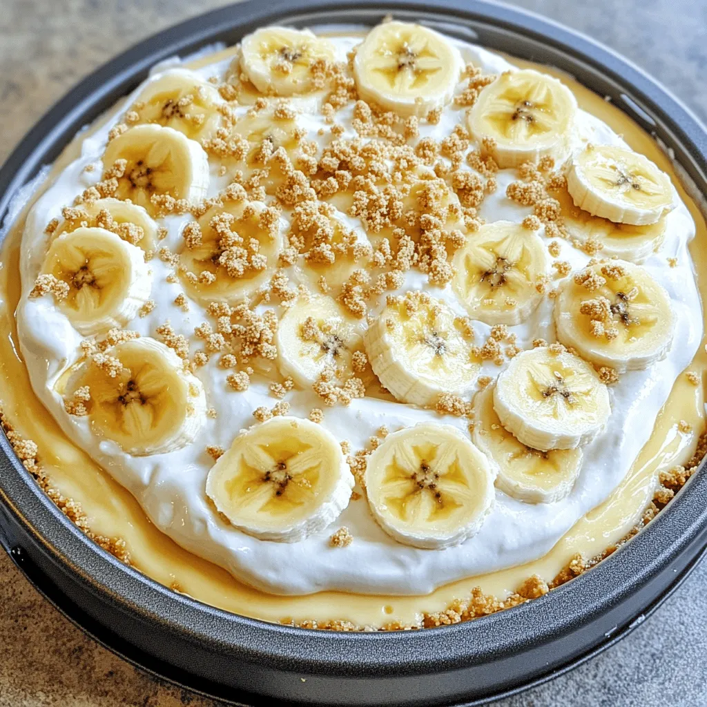 - 2 large ripe bananas, mashed - 8 oz cream cheese, softened - 1 cup powdered sugar - 1 tsp vanilla extract - 1 cup heavy cream