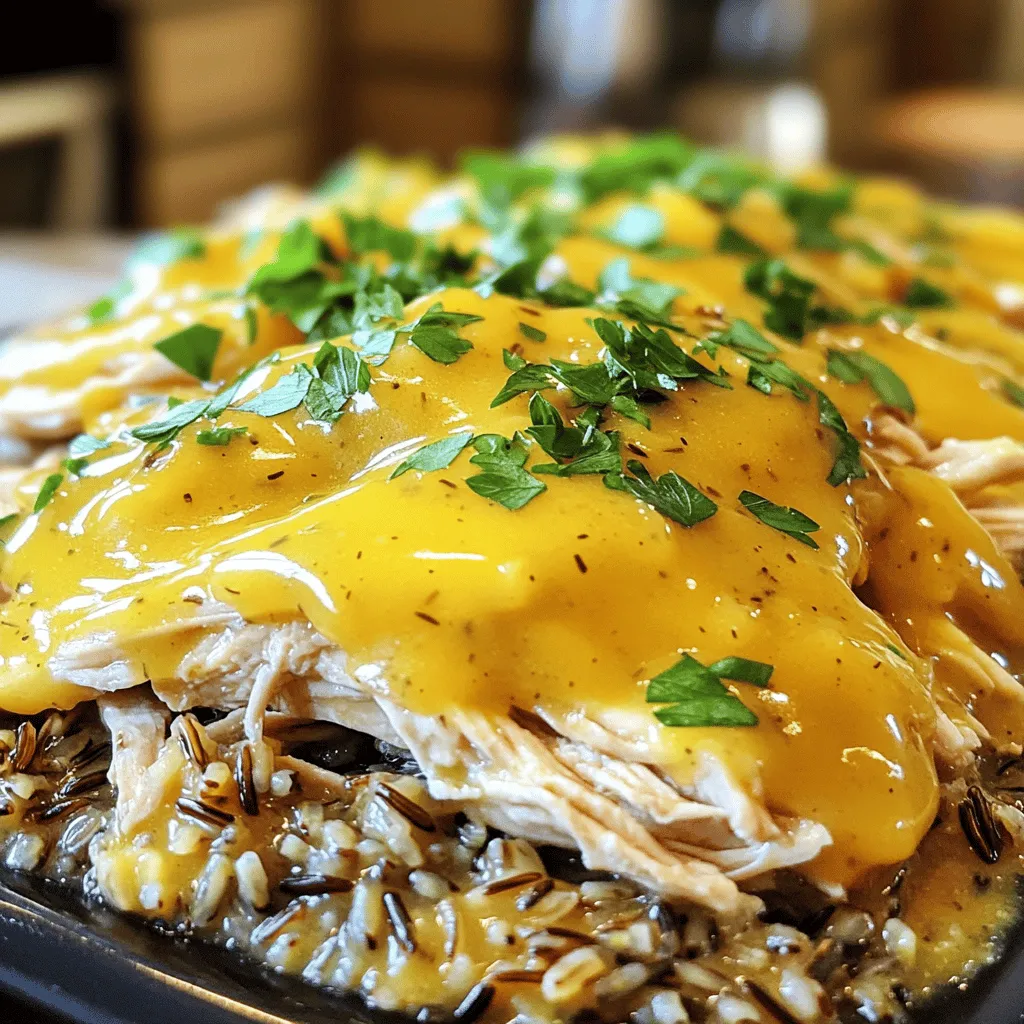 Crockpot Herb Butter Chicken and Wild Rice Delight