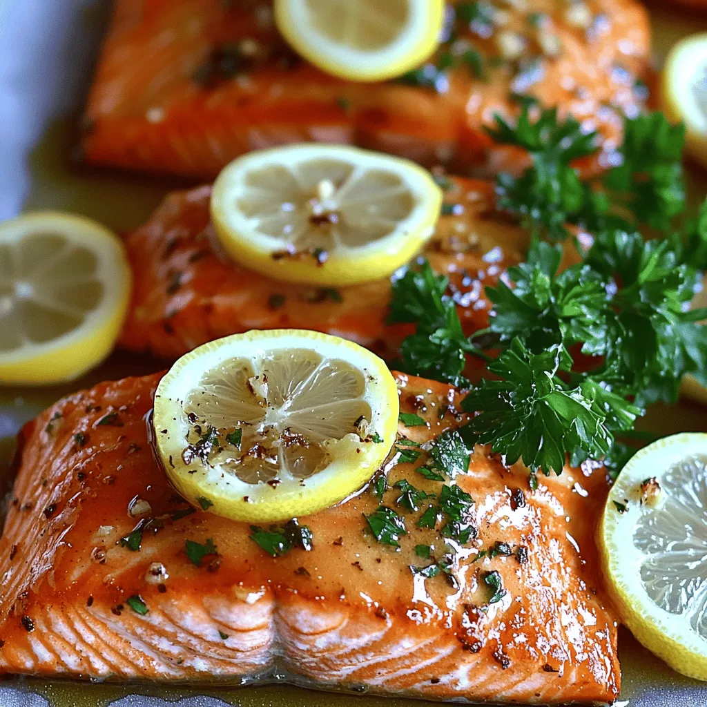 Best Garlic Butter Baked Salmon Recipe