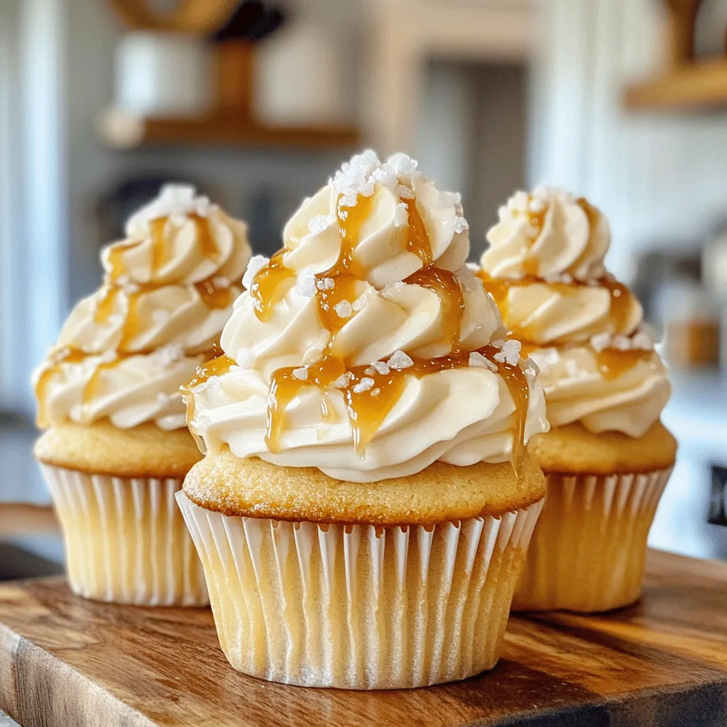 Sweet &#038; Salty Delight: Salted Caramel Cupcakes