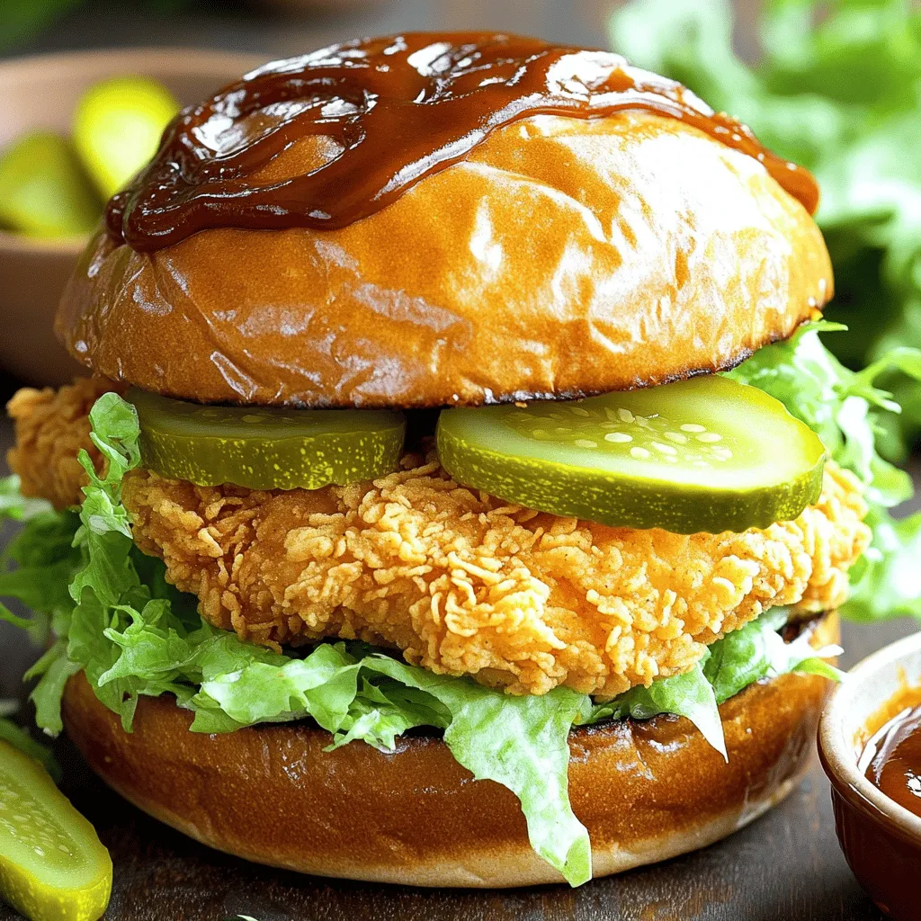 Rodeo Crispy Chicken Sandwich Recipe