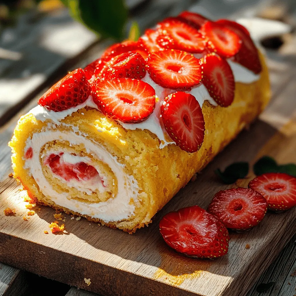 For the Strawberry Shortcake Cheesecake Dessert Roll, you need three main parts: the cake, the cheesecake filling, and the strawberry topping. Here’s the list: