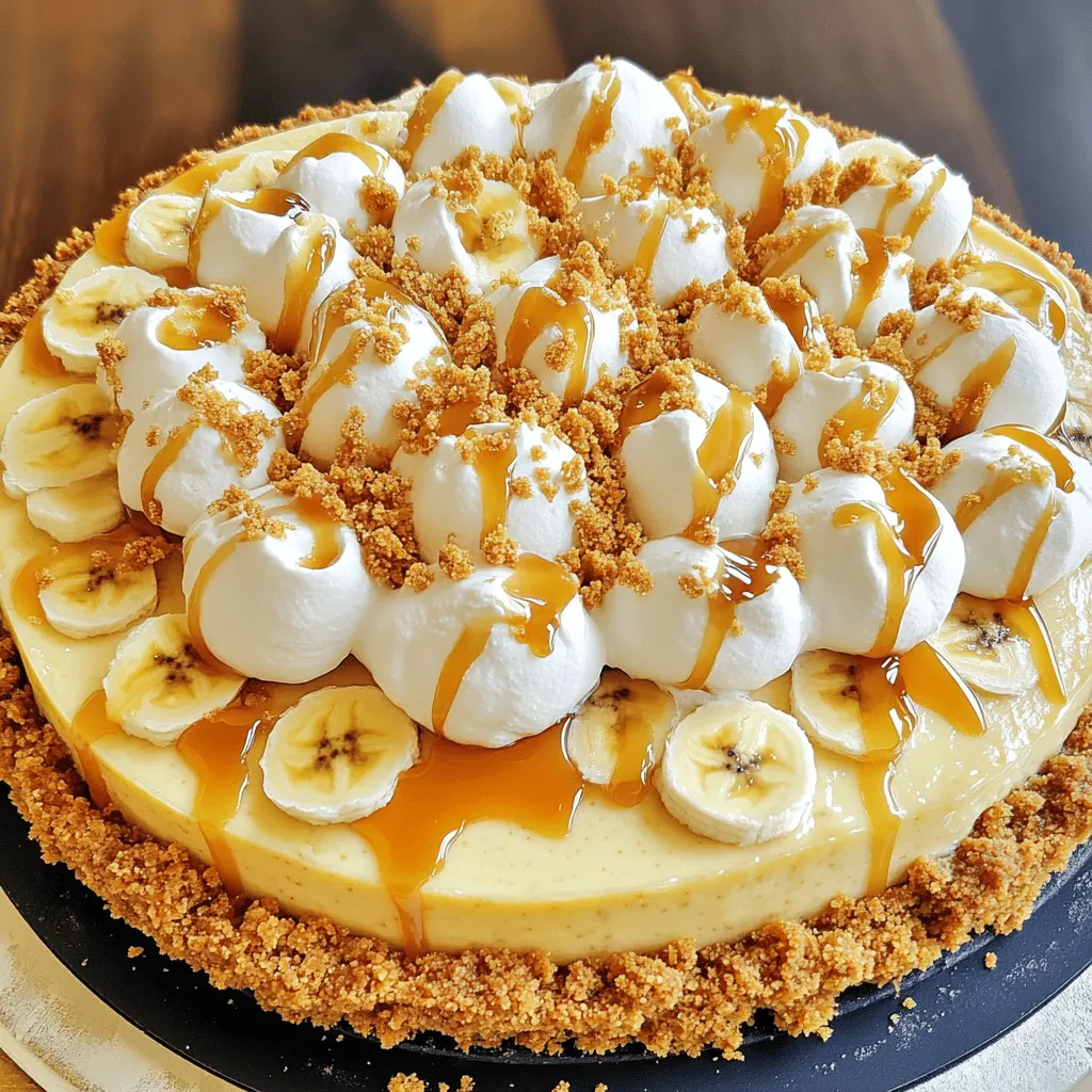 To make a great banana cheesecake, you need key ingredients. Start with ripe bananas. They should be soft and sweet. Next, use cream cheese. It gives the cheesecake its rich and creamy texture. Granulated sugar adds sweetness. Heavy cream helps to make the filling fluffy. Don