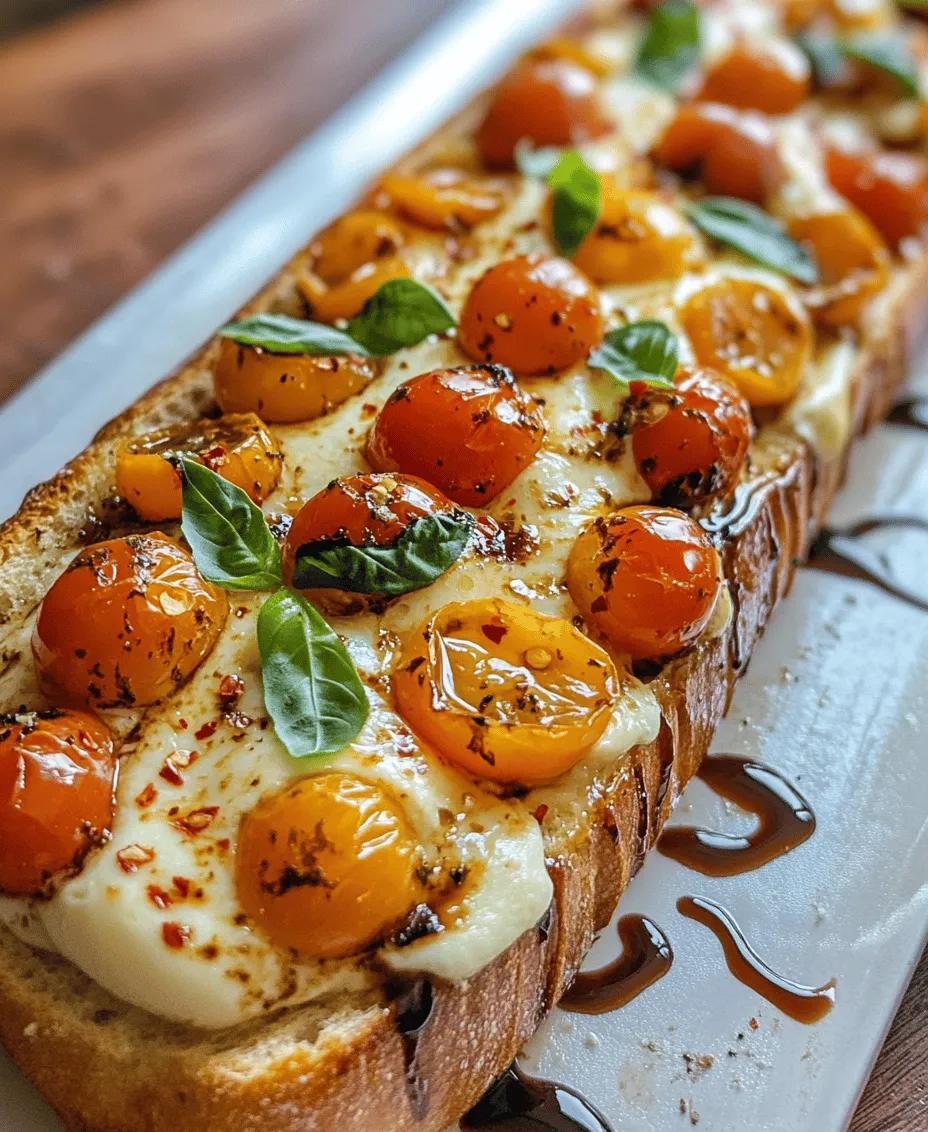 A key component of any great Cheesy Garlic Caprese Bread is a high-quality French baguette. The baguette serves as the base for this dish, and its texture plays a crucial role in the overall experience. A fresh baguette is crusty on the outside and soft on the inside, providing the perfect contrast needed when pairing with the creamy and cheesy toppings.