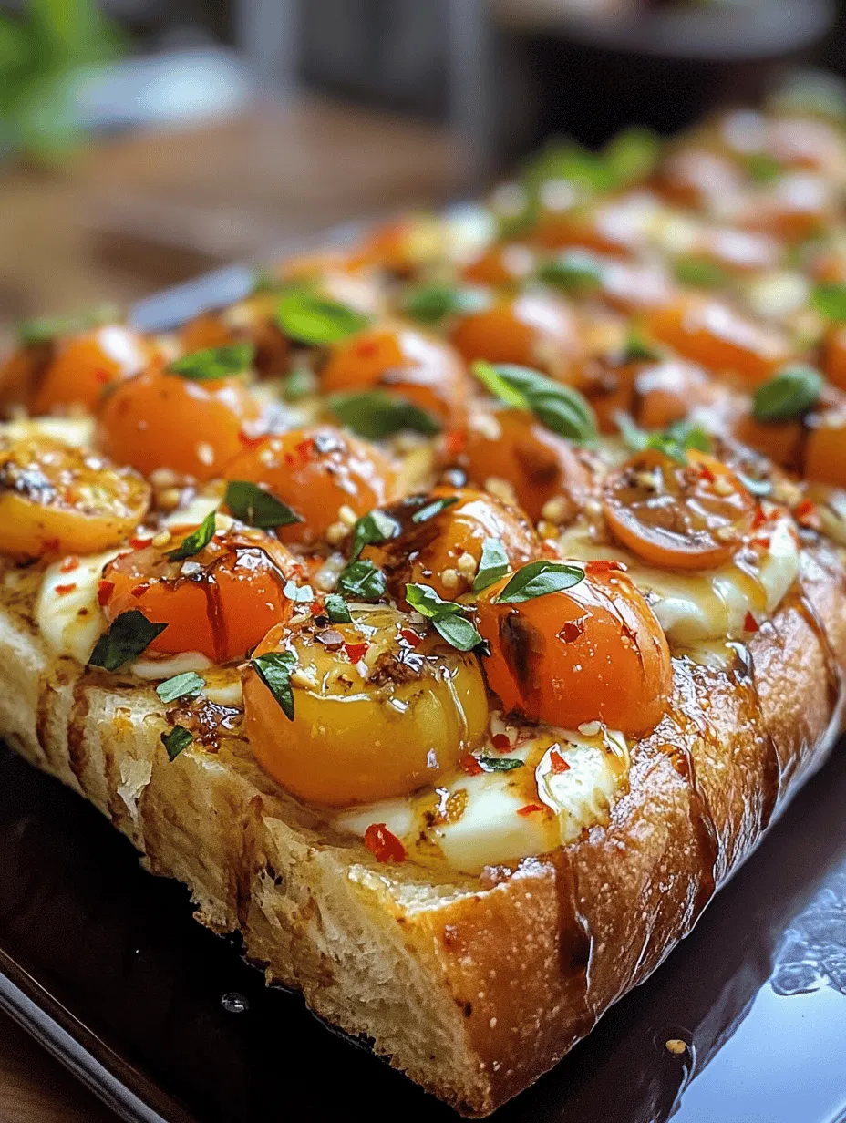 Cheesy Garlic Caprese Bread: A Delightful Italian Appetizer