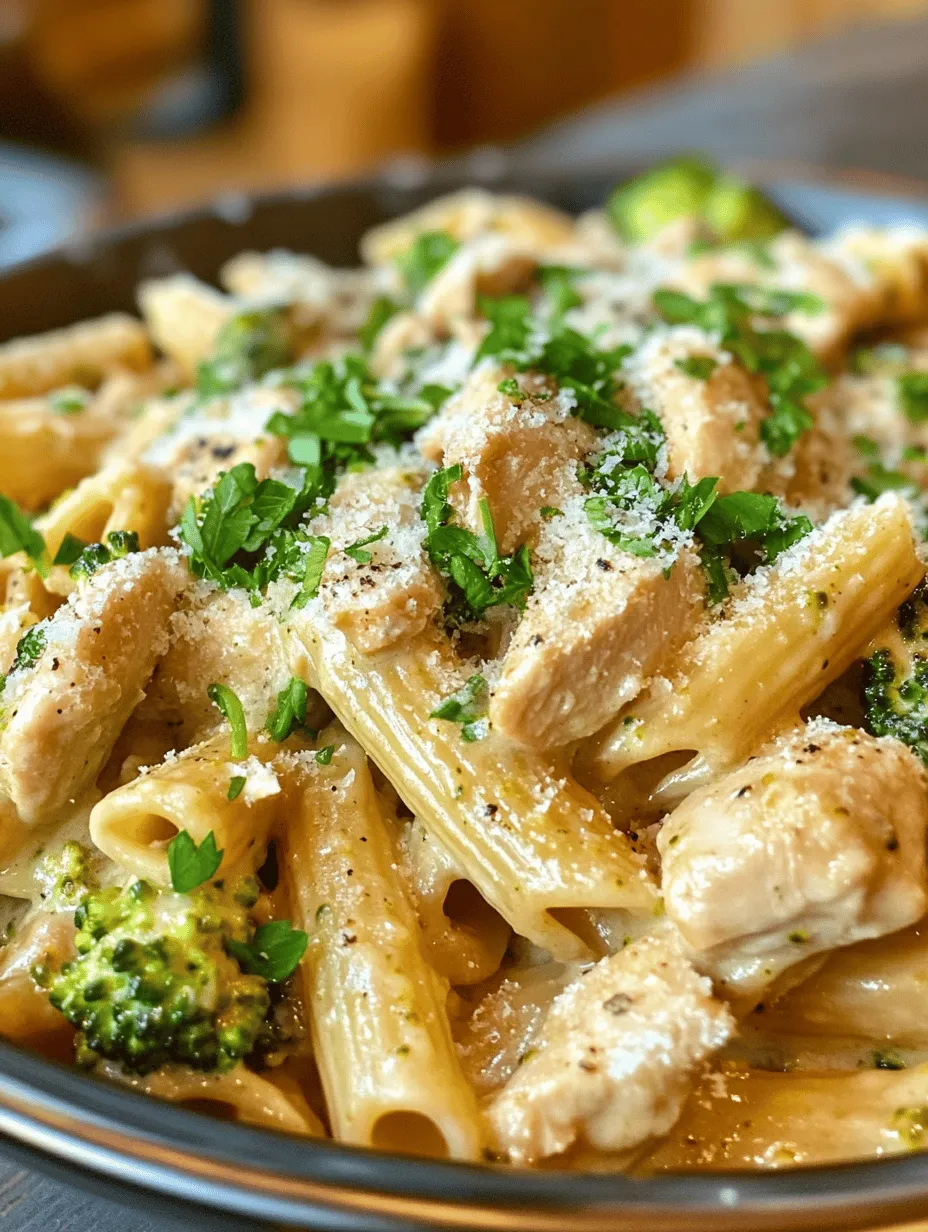 Creamy Broccoli and Chicken Penne Recipe