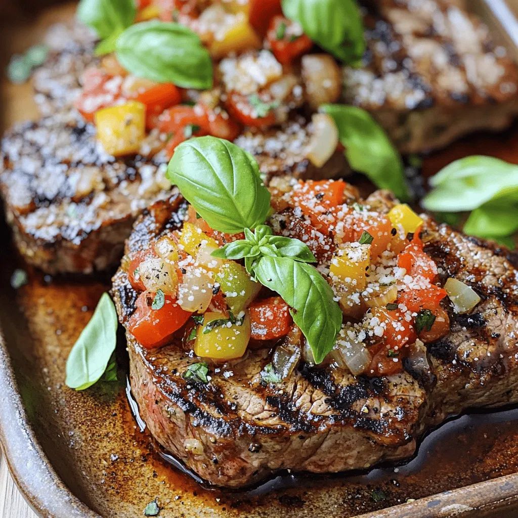 Steak pizzaiola is a classic Italian dish. It features tender steak cooked in a savory tomato sauce. This dish has roots in Southern Italy, especially in Campania. It reflects the rustic style of Italian cooking.