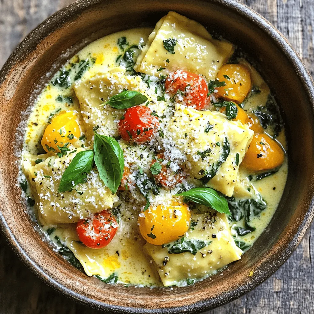 Deliciously Creamy Tuscan Ravioli: A Step-by-Step Recipe