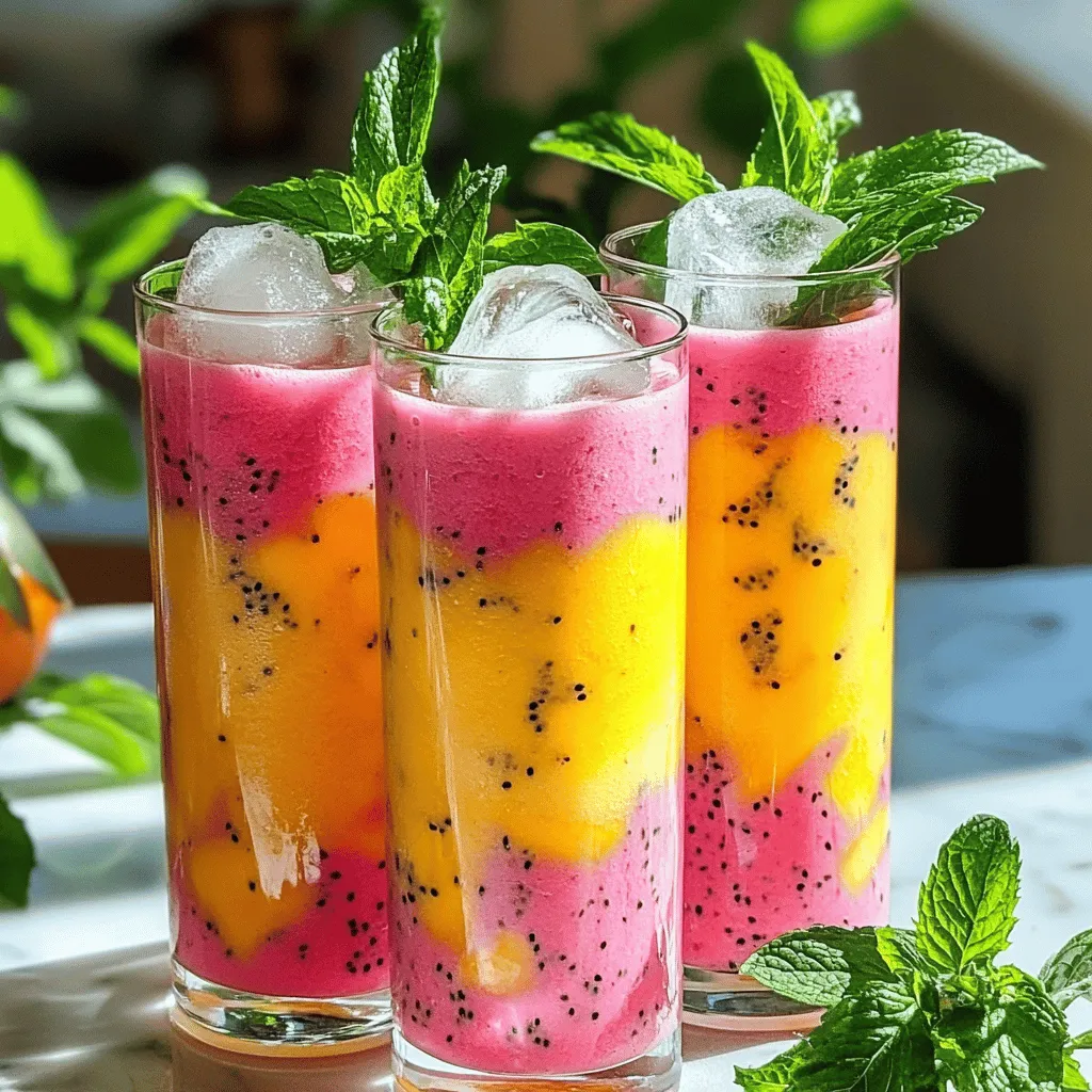 The Mango Dragonfruit Refresher is a bright, fruity drink loved by many. It is popular for its vibrant colors and tropical taste. You might find it at Starbucks, where it stands out among other drinks. This drink gives a burst of flavor and refreshment on a hot day.