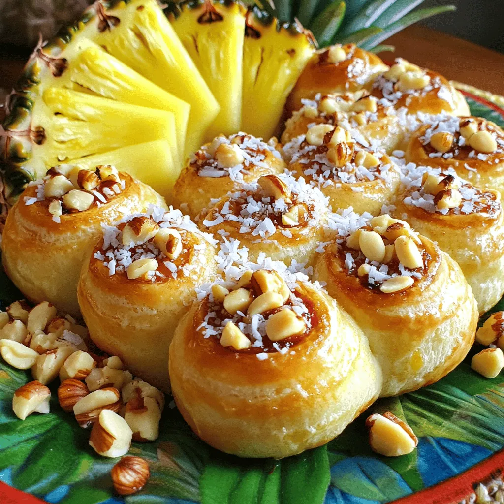 Hawaiian Paradise Cheesecake Danish: A Tropical Delight
