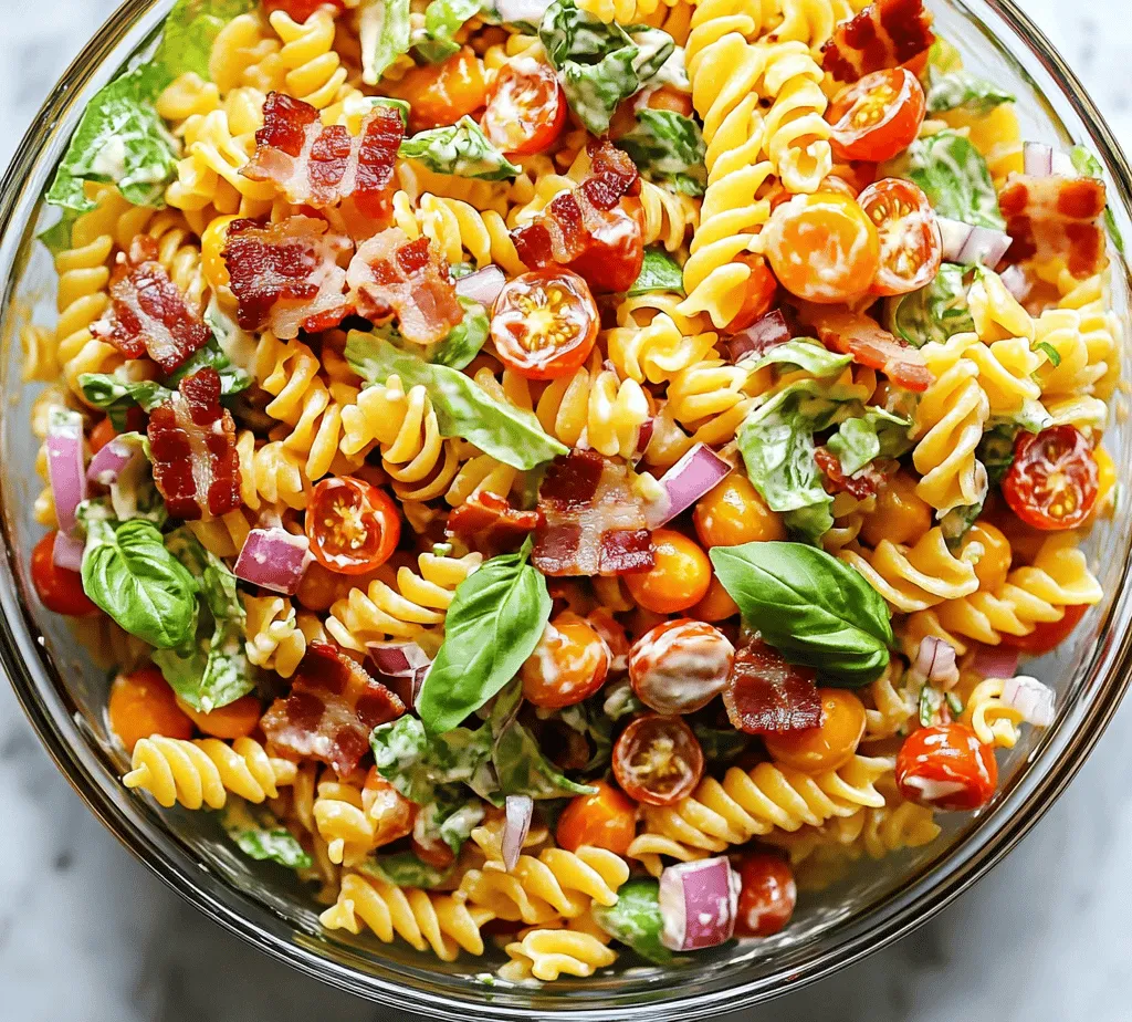 To create a truly sensational Bacon-Lettuce-Tomato Pasta Salad, it is essential to understand the role of each ingredient. From the pasta to the dressing, every element contributes to the overall flavor and texture of the dish.