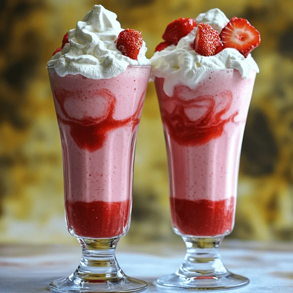 Strawberry Bliss Milkshake Recipe: A Refreshing Delight for Warm Days