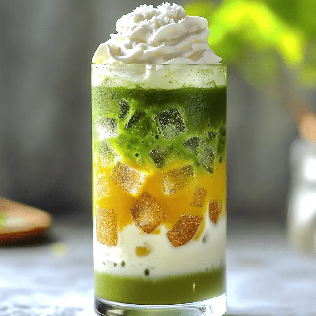 Iced Brown Sugar Matcha Latte Recipe Easy and Tasty