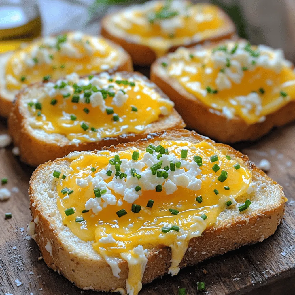 Cheesy Baked Egg Toast Simple and Savory Dish