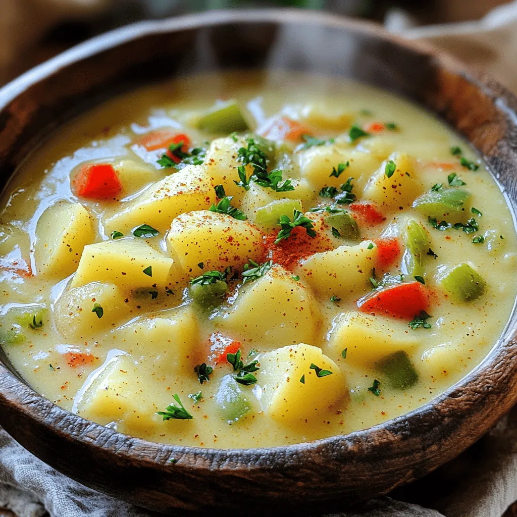 Cajun Potato Soup Savory and Comforting Delight