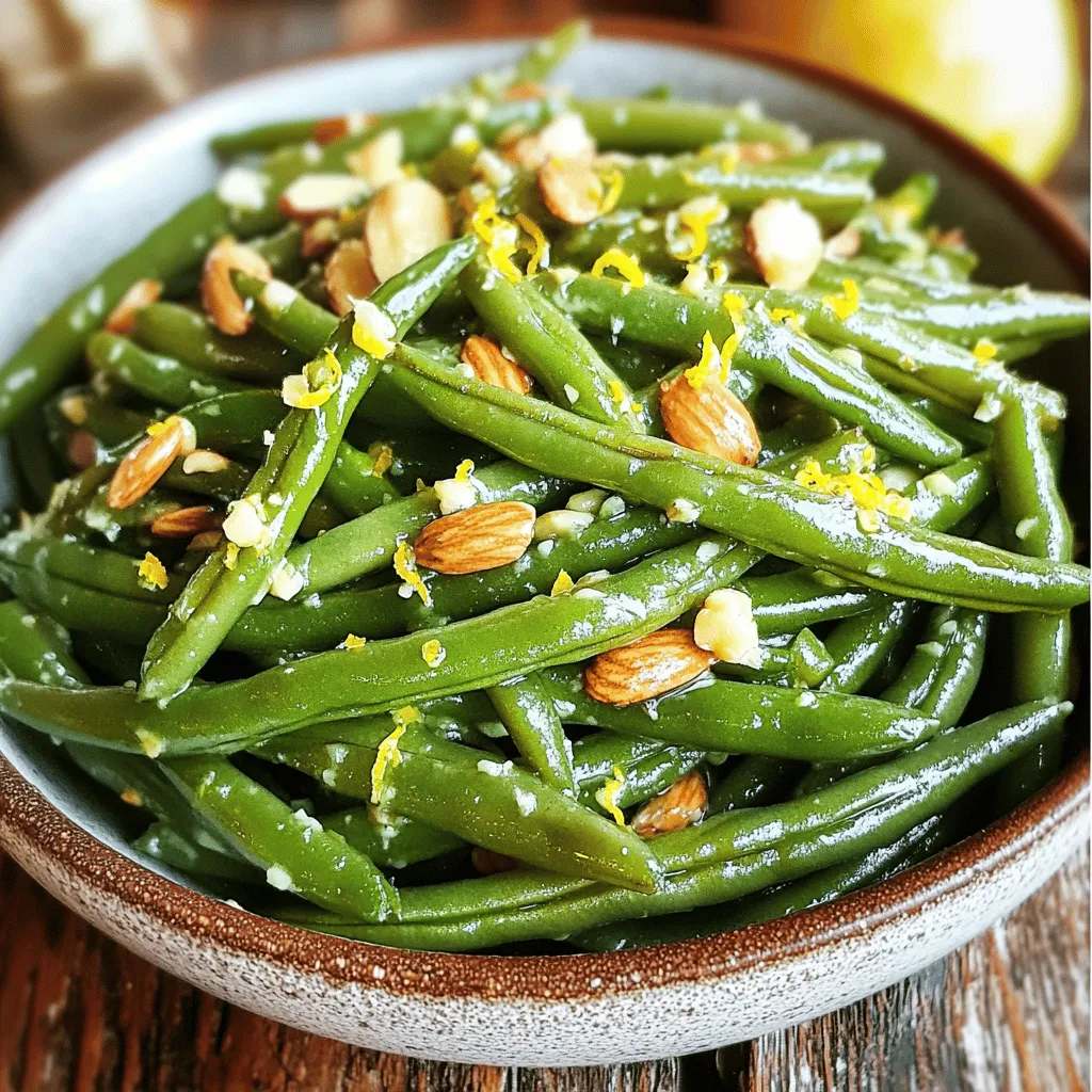 Green Beans Almondine Delight: A Flavorful Vegetable Side Dish