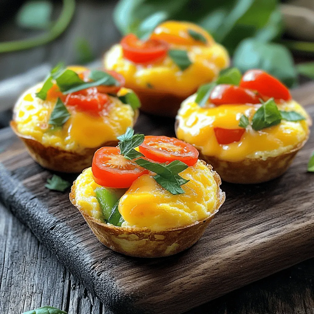 Veggie and Cheese Omelet Bites Simple and Tasty Treat
