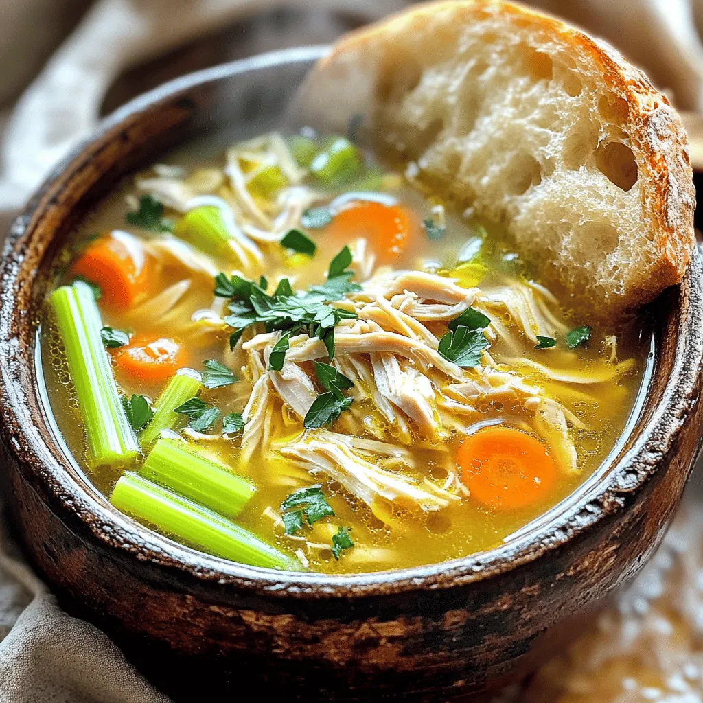 Savory Chicken Noodle Soup RECIPE for Cozy Nights