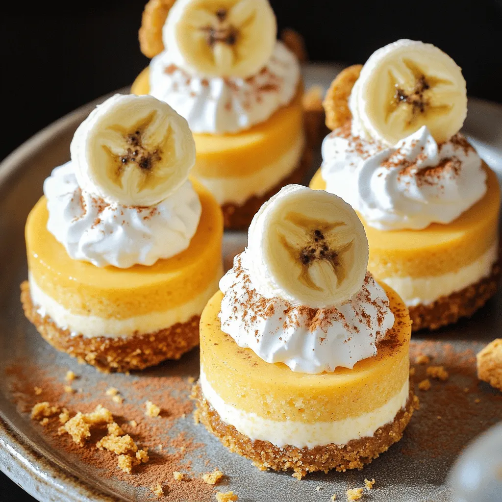 Irresistible Mini Banana Pudding Cheesecakes Recipe