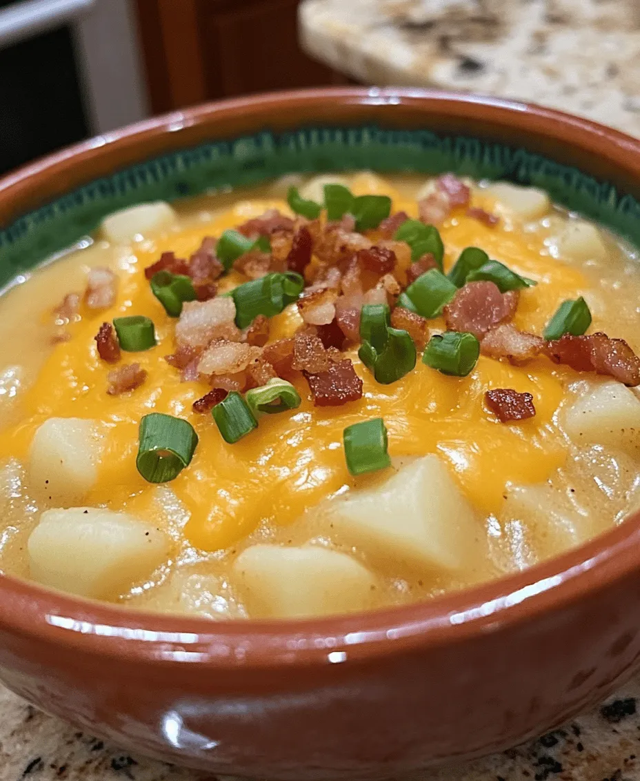 When the chill of winter sets in or the clouds gather on a rainy day, few things offer as much comfort and warmth as a steaming bowl of potato soup. This Classic Old Fashioned Loaded Potato Soup is not just a dish; it