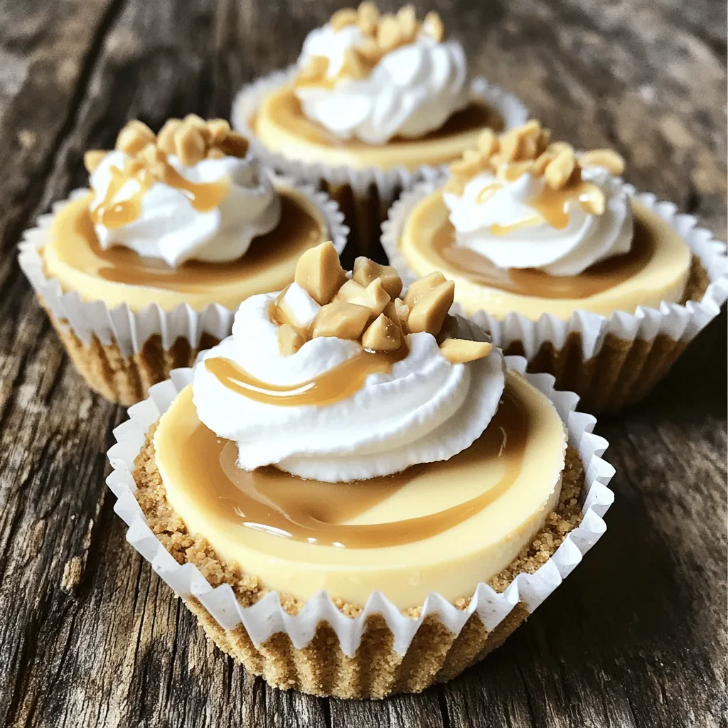 Irresistible Peanut Butter Caramel Mini Cheesecakes Delight