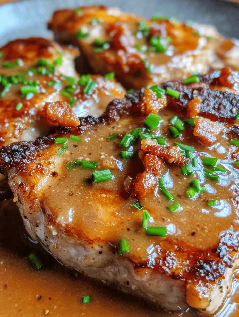 Sizzling Country Fried Pork Chops with Bacon Gravy