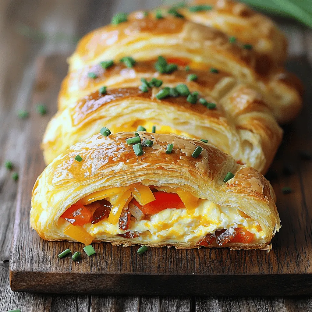 Savory Breakfast Strata with Croissants Delight