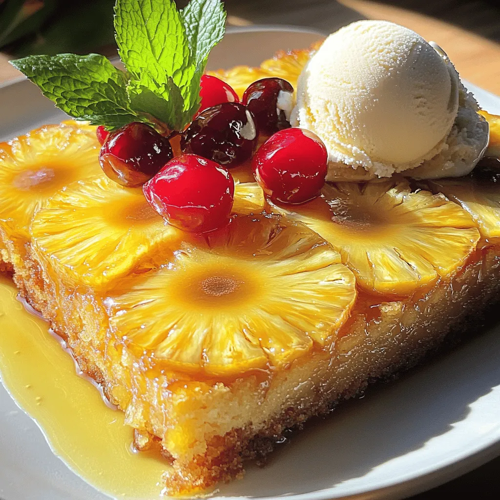 To create the perfect Hawaiian pineapple upside-down cake, gather these ingredients: