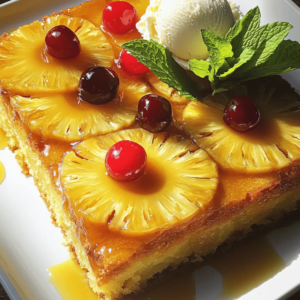 Hawaiian Pineapple Upside-Down Cake Easy and Delicious