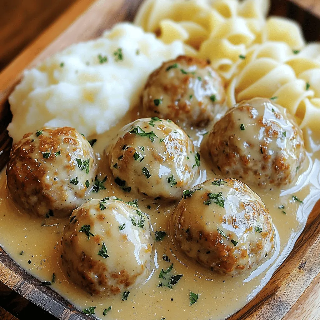 To make perfect Swedish meatballs, you need key ingredients. The base is a mix of ground beef and ground pork. This blend gives meatballs a rich flavor and great texture. You will want one pound of each type of meat.