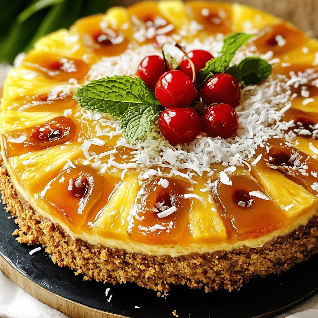 Pineapple Upside-Down Cheesecake Delightful and Easy