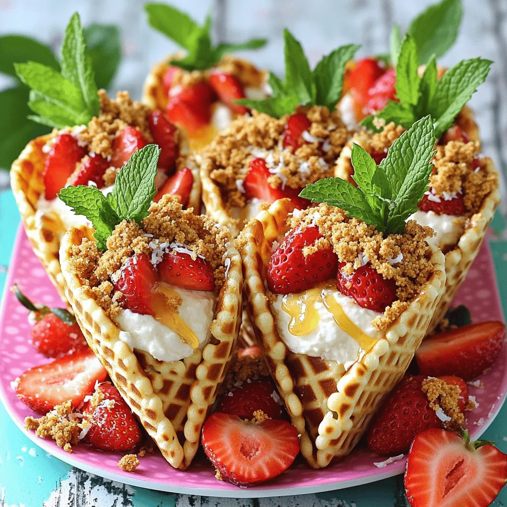 To make Strawberry Crunch Cheesecake Tacos, you will need the following items: