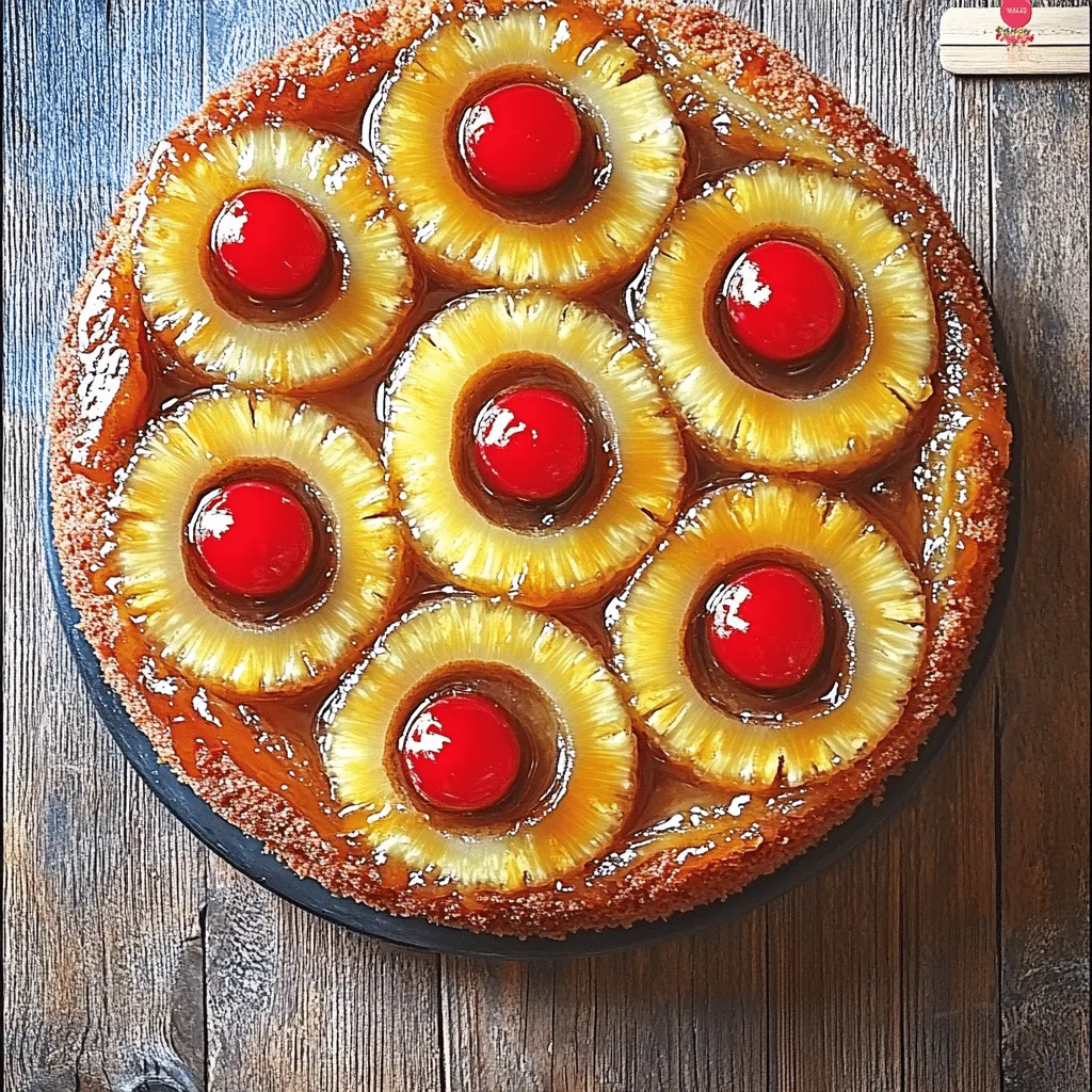 Irresistible Pineapple Upside Down Cake Delight