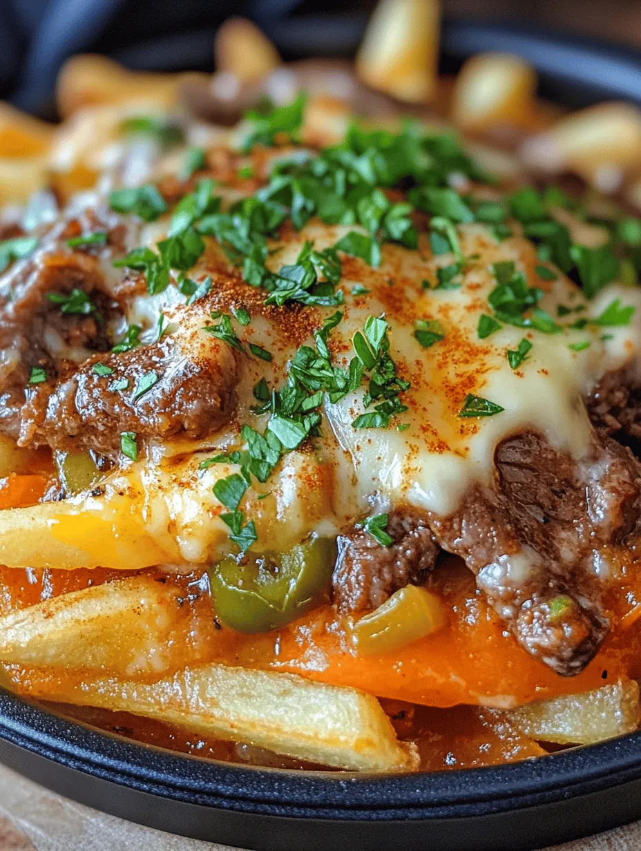 Philly Steak Cheese Fries Recipe