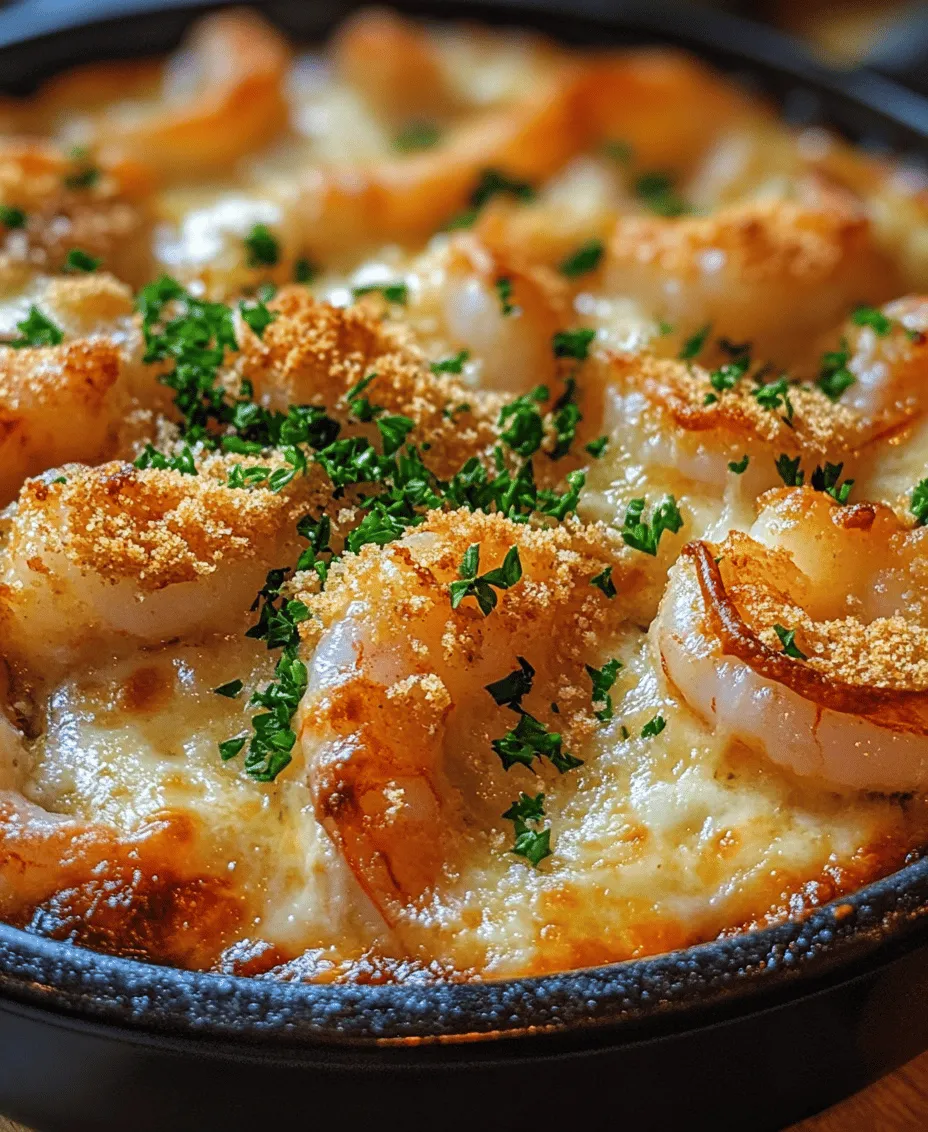 Garlic Shrimp Gratin is a culinary delight that brings together the savory flavors of succulent shrimp, aromatic garlic, and creamy cheese to create a dish that is both comforting and luxurious. This dish is perfect for a special occasion or a cozy dinner at home, offering an irresistible combination of textures and tastes that will leave your guests raving. As seafood lovers, we often seek new and exciting ways to enjoy shrimp, and this gratin recipe elevates the humble shrimp to a gourmet experience.