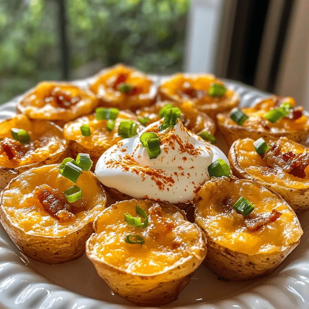 Mini Potato Skins Delight: Elevating a Classic Appetizer