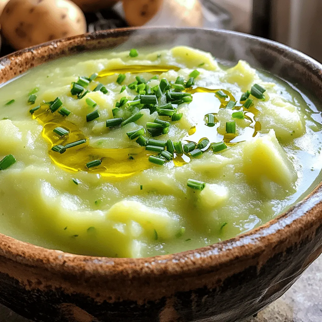 Colcannon soup is a warm dish that brings joy. The main ingredients are simple yet flavorful. You need potatoes, cabbage, leeks, garlic, and broth. These are the traditional colcannon ingredients that make this soup special.