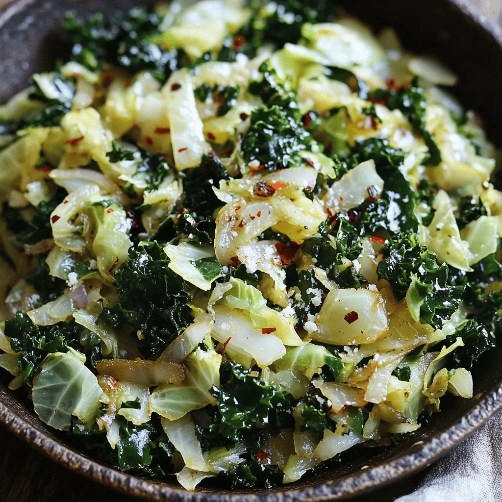 Garlic Sautéed Cabbage &#038; Kale Skillet: A Flavorful and Nutritious Delight