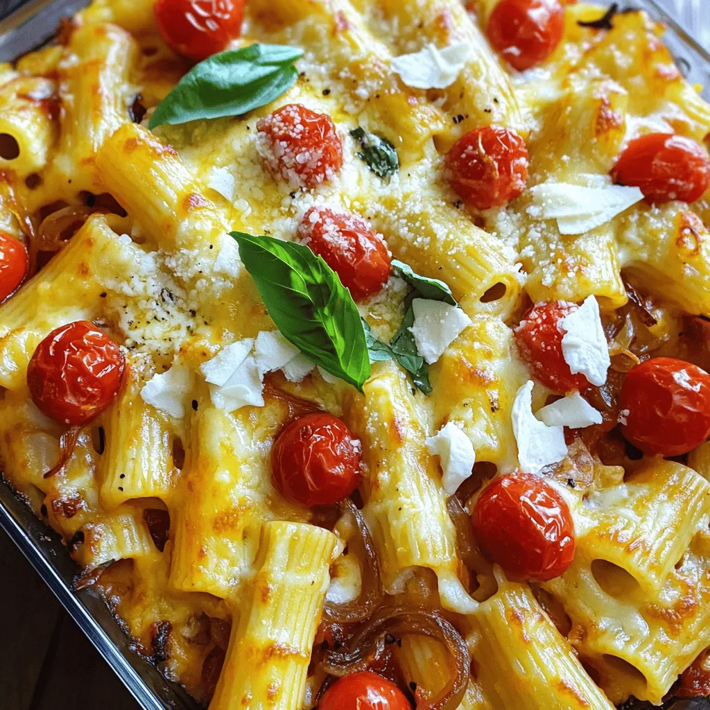 Baked Rigatoni with Roasted Tomato Sauce Delight