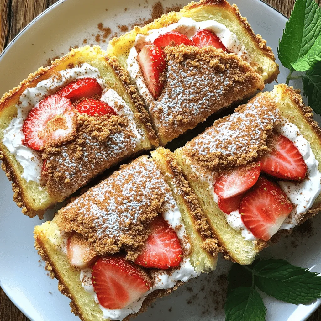Fried Strawberry Cheesecake Sandwiches Delightful Treat