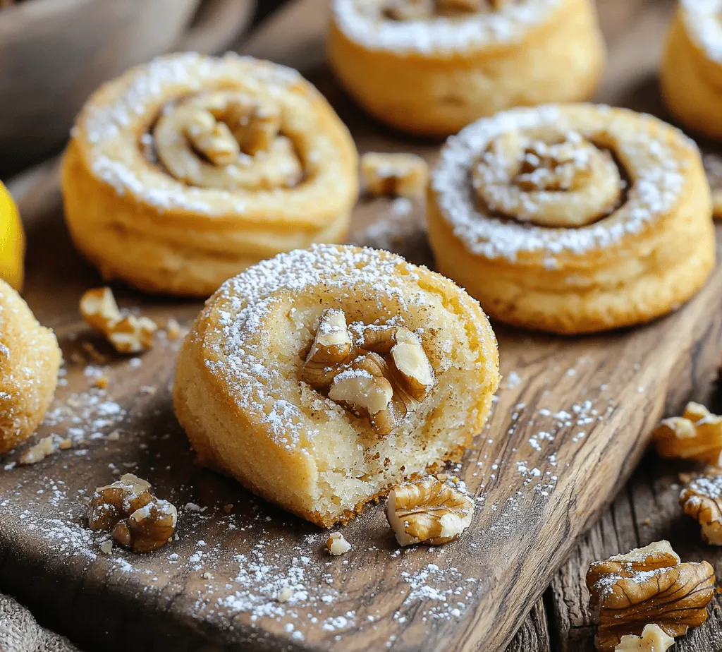 Italian Nut Roll Cookies, or