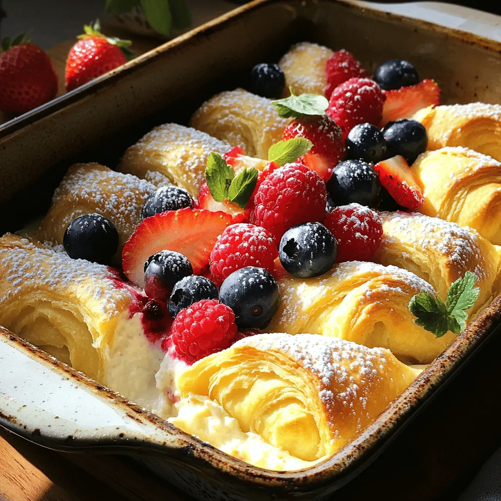 Cheesecake Crescent Rolls Casserole Simple Delight