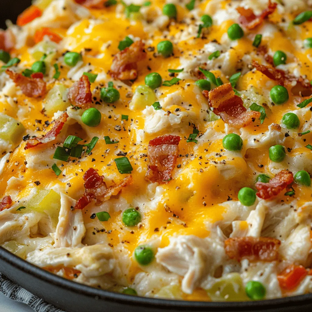 Cheesy Chicken Bacon Ranch Casserole: A Comforting Family Favorite