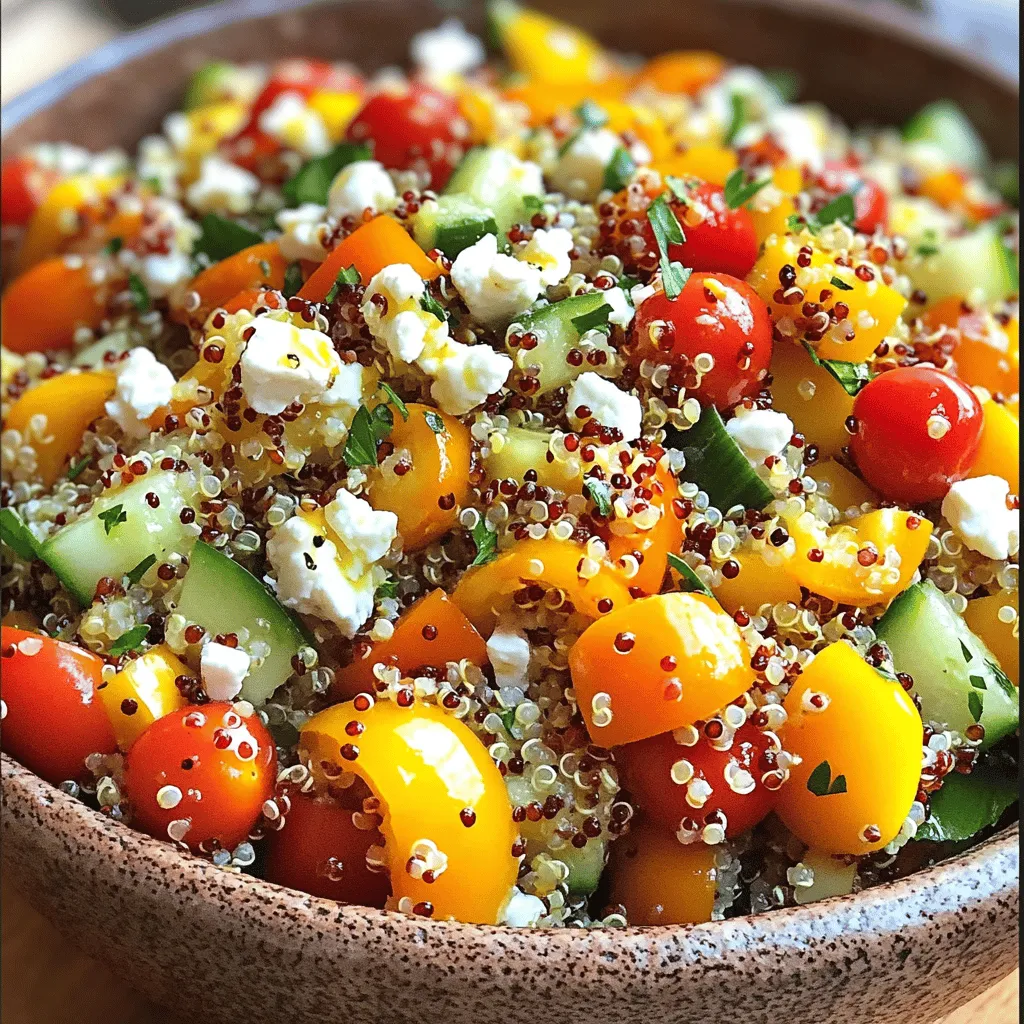 Mediterranean Quinoa Salad: A Nutrient-Packed Delight