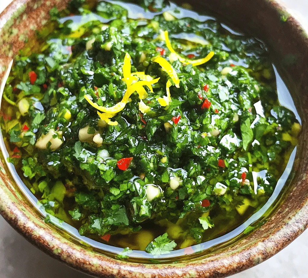 Chimichurri sauce has deep roots in Argentine culture and culinary tradition. Traditionally served with grilled meats, this vibrant green sauce has become a symbol of Argentine barbecue or