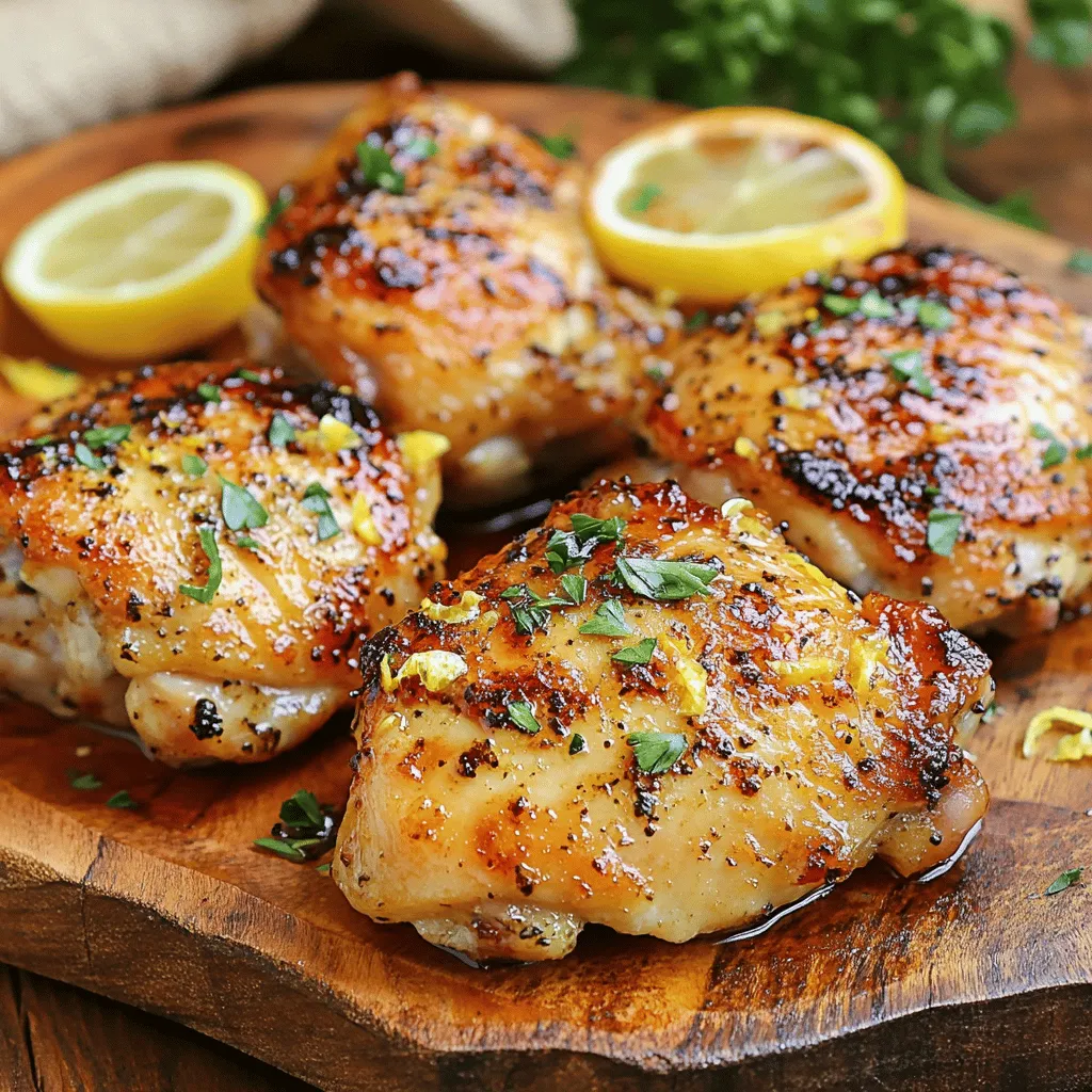 Zesty Lemon Garlic Air Fryer Boneless Chicken Thighs: A Flavorful Journey