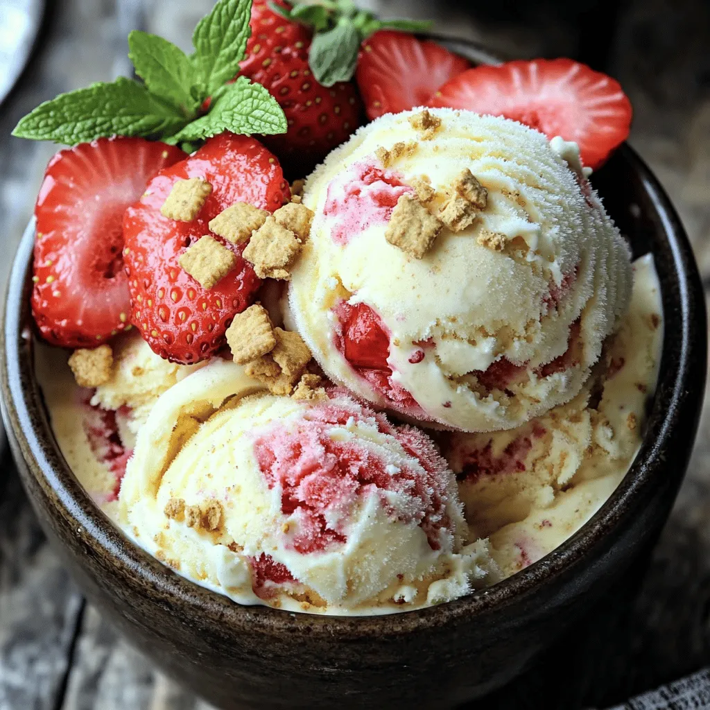 Start with 2 cups of fresh strawberries. Make sure they are ripe and sweet. Hull and slice them to release their juicy flavor. Fresh strawberries give the ice cream its bright color and taste. If you want a sweeter ice cream, use berries that are at peak ripeness.