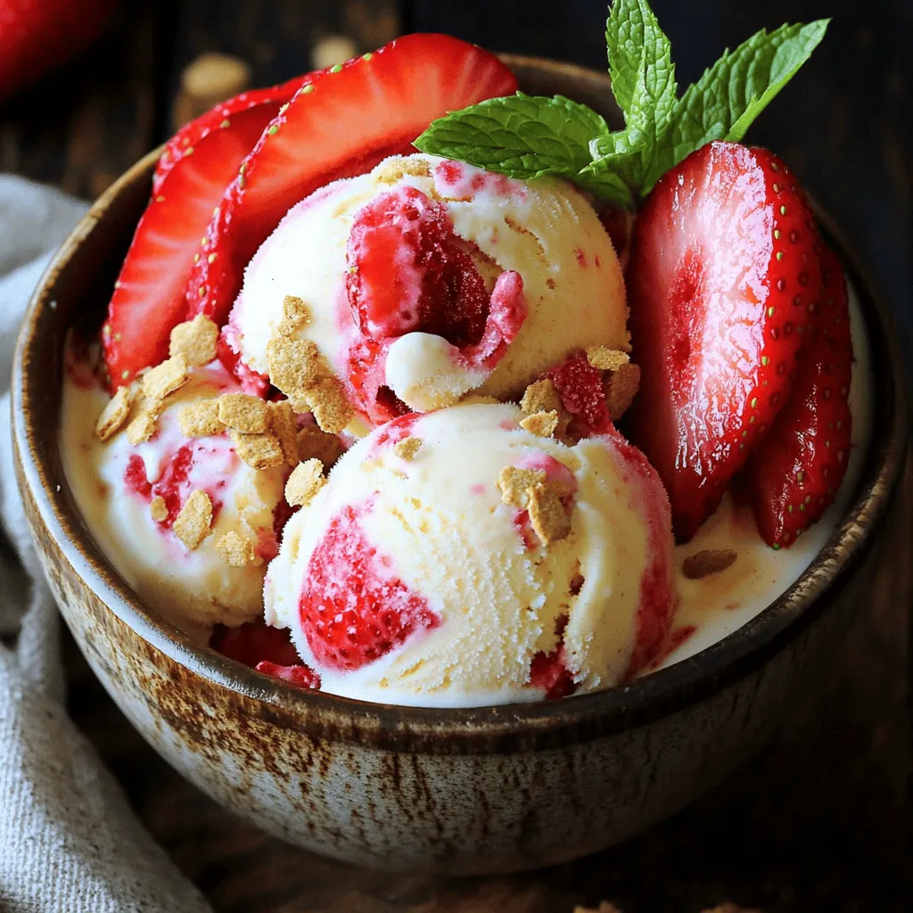 No-Churn Strawberry Ice Cream Simple and Delicious Treat
